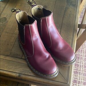 Dr. Martens Burgundy Chelsea Boots
